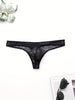 Tanga hombre encaje con bolsa frontal