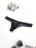 Tanga hombre encaje con bolsa frontal