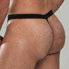 Tanga hombre piel con cadenas