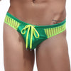 Bañador tanga hombre con tira neon