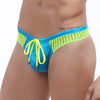 Bañador tanga hombre con tira neon