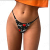 Tanga cintura fina estampado