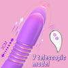Vibrador doble telescópico con rotación y mando a distancia