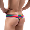 Tanga hombre arco iris lycra