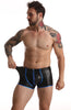 Boxer hombre piel con cremallera