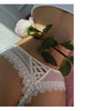Tanga encaje con cruzado posterior