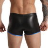 Boxer hombre piel con cremallera