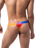 Tanga hombre arco iris micro perforado