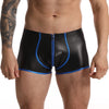 Boxer hombre piel con cremallera