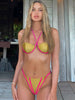 Bikini brasileño fruncido retro