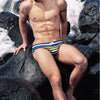 Bañador hombre slip rayas con relleno frontal
