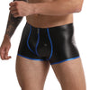 Boxer hombre piel con cremallera