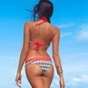 Bikini etnico rojo