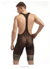 Singlet hombre militar tirantes transparente