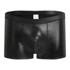 Boxer hombre metalico con raya trasera