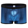 Boxer hombre metalico con raya trasera