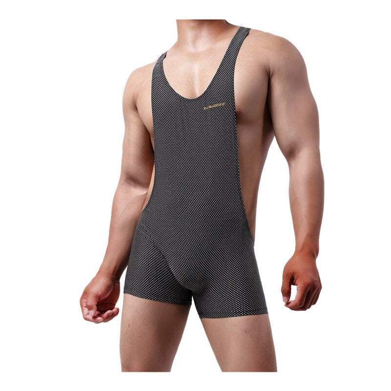 Body boxer tirantes con bolsa frontal - Body - atrevido, body, bulge, comfort, cómodo, gym, Hombre, lycra, tradicional - 365Briefs -