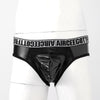 Slip charol con bolsa frontal - Slip - atrevido, bikini, brillante, Hombre, latex, sexy - 365Briefs -