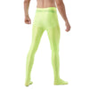 Mallas de yoga con pie - Medias - atrevido, brillante, comfort, cómodo, gym, Hombre, lycra, medias, metalico, sexy - 365Briefs -