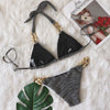 Bikini brasileño con cadena dorada - Bañador - atrevido, autopostr_twitter_57272, bañador, bañadores, bikini, metalico, Mujer, sexy, swimwear - 365Briefs -
