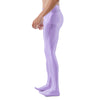 Mallas de yoga con pie - Medias - atrevido, brillante, comfort, cómodo, gym, Hombre, lycra, medias, metalico, sexy - 365Briefs -