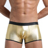 Boxer hombre metalico con raya trasera