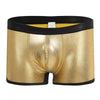 Boxer hombre metalico con raya trasera