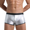 Boxer hombre metalico con raya trasera