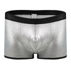Boxer hombre metalico con raya trasera
