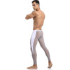 Mallas semitransparentes con tira y parche frontal - Mallas - atrevido, gym, Hombre, lycra, red, sexy - 365Briefs -