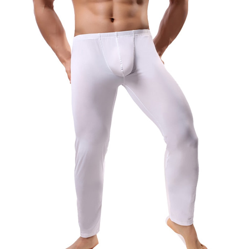 Pijama ajustado con bolsa frontal - Pijama - bulge, comfort, cómodo, Hombre, seda, sleep, tradicional - 365Briefs -