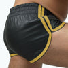 Pantalon corto hombre cuero