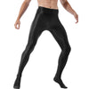 Mallas de yoga con pie - Medias - atrevido, brillante, comfort, cómodo, gym, Hombre, lycra, medias, metalico, sexy - 365Briefs -