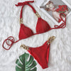 Bikini brasileño con cadena dorada - Bañador - atrevido, autopostr_twitter_57272, bañador, bañadores, bikini, metalico, Mujer, sexy, swimwear - 365Briefs -