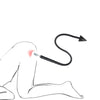Plug anal diablo latigo cuero