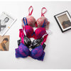 Conjunto sujetador push-up y tanga bicolor encaje - Conjunto - atrevido, conjunto, encaje, Mujer, sujetador, tanga, tradicional - 365Briefs -