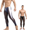 Mallas semitransparentes con tira y parche frontal - Mallas - atrevido, gym, Hombre, lycra, red, sexy - 365Briefs -