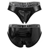 Slip charol con bolsa frontal - Slip - atrevido, bikini, brillante, Hombre, latex, sexy - 365Briefs -