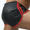 Pantalon corto hombre cuero