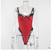 Body brasileño saten con encaje