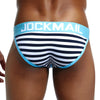 Slip hombre rayas algodon