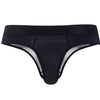 Tanga ancho transparente seda con bolsa frontal - Tanga - atrevido, bulge, comfort, cómodo, Hombre, seda, tanga, tradicional - 365Briefs -
