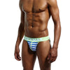 Slip hombre rayas algodon