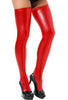Medias cortas de piel con cremallera - Medias - atado, atrevido, autopostr_twitter_57272, brillante, leather, medias, Mujer, Piel, sexy - 365Briefs -