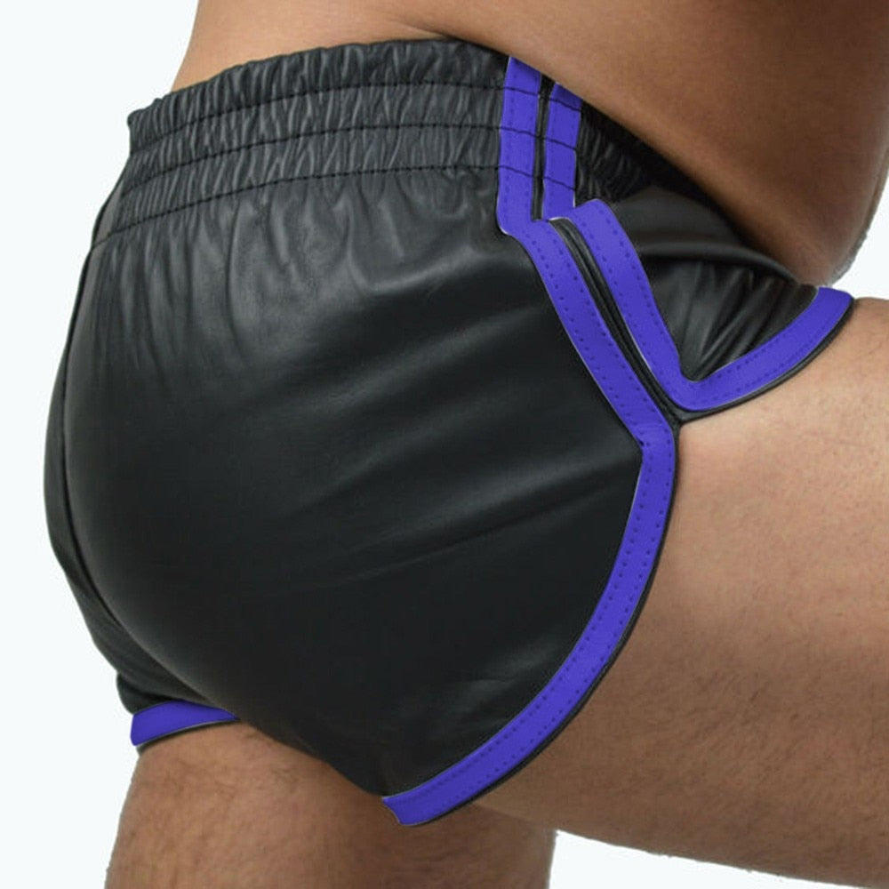Pantalon corto hombre cuero