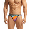 Tanga hombre tricolor algodon