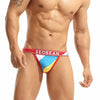 Tanga hombre tricolor algodon