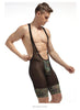 Singlet hombre militar tirantes transparente