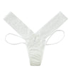 Tanga encaje doble tira ancha