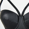 Corpiño piel ajustable - Corpiño - corpiño, leather, Mujer, Piel, sexy, sujetador, xxx - 365Briefs -